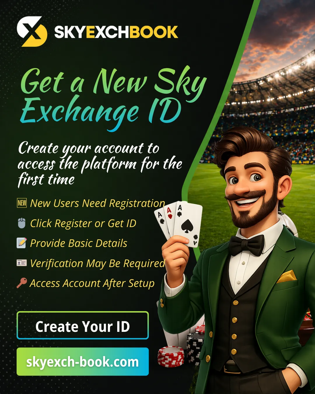 Get a New Sky Exchange ID