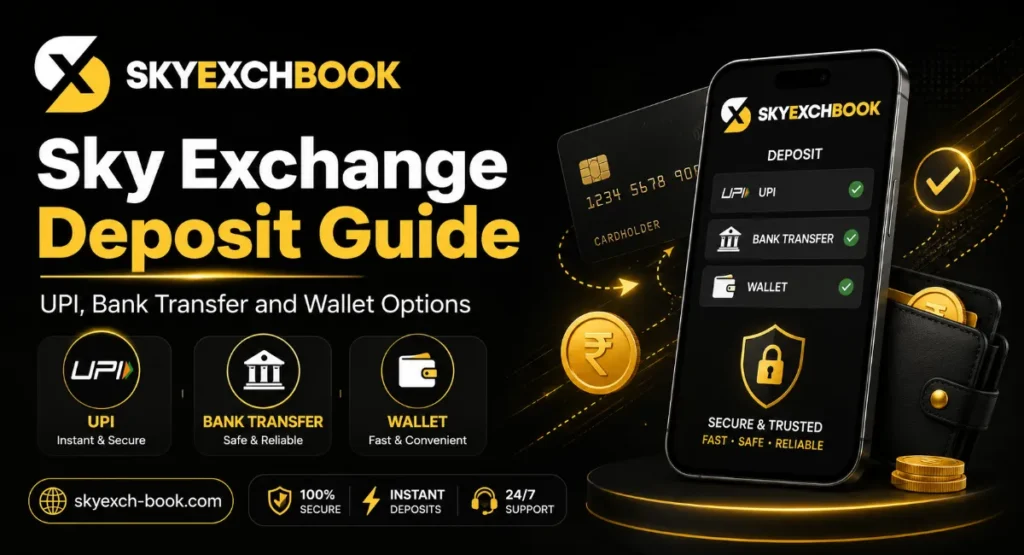 Sky Exchange Deposit Guide: UPI, Bank Transfer and Wallet Options