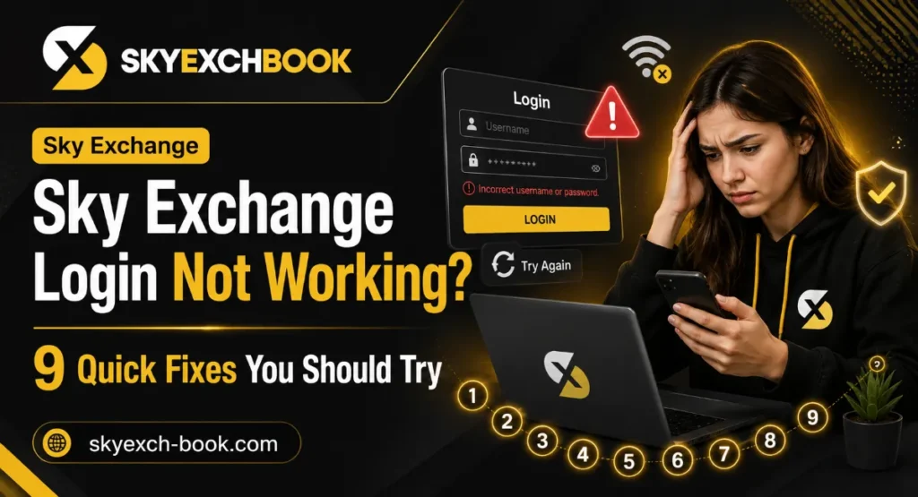 Sky Exchange Login Not Working? 9 Quick Fixes You Should Try